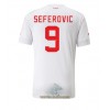 Officiële Voetbalshirt Zwitserland Haris Seferovic 9 Uit WK 2022 - Heren